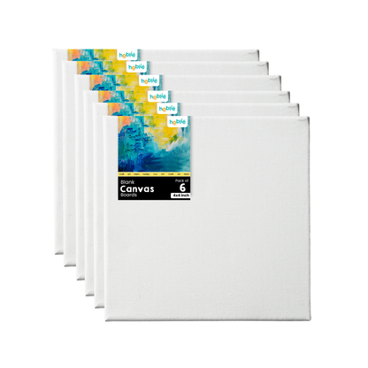 Small Canvas Board Set of 6 (4x4 Inch) | Canvas for Painting