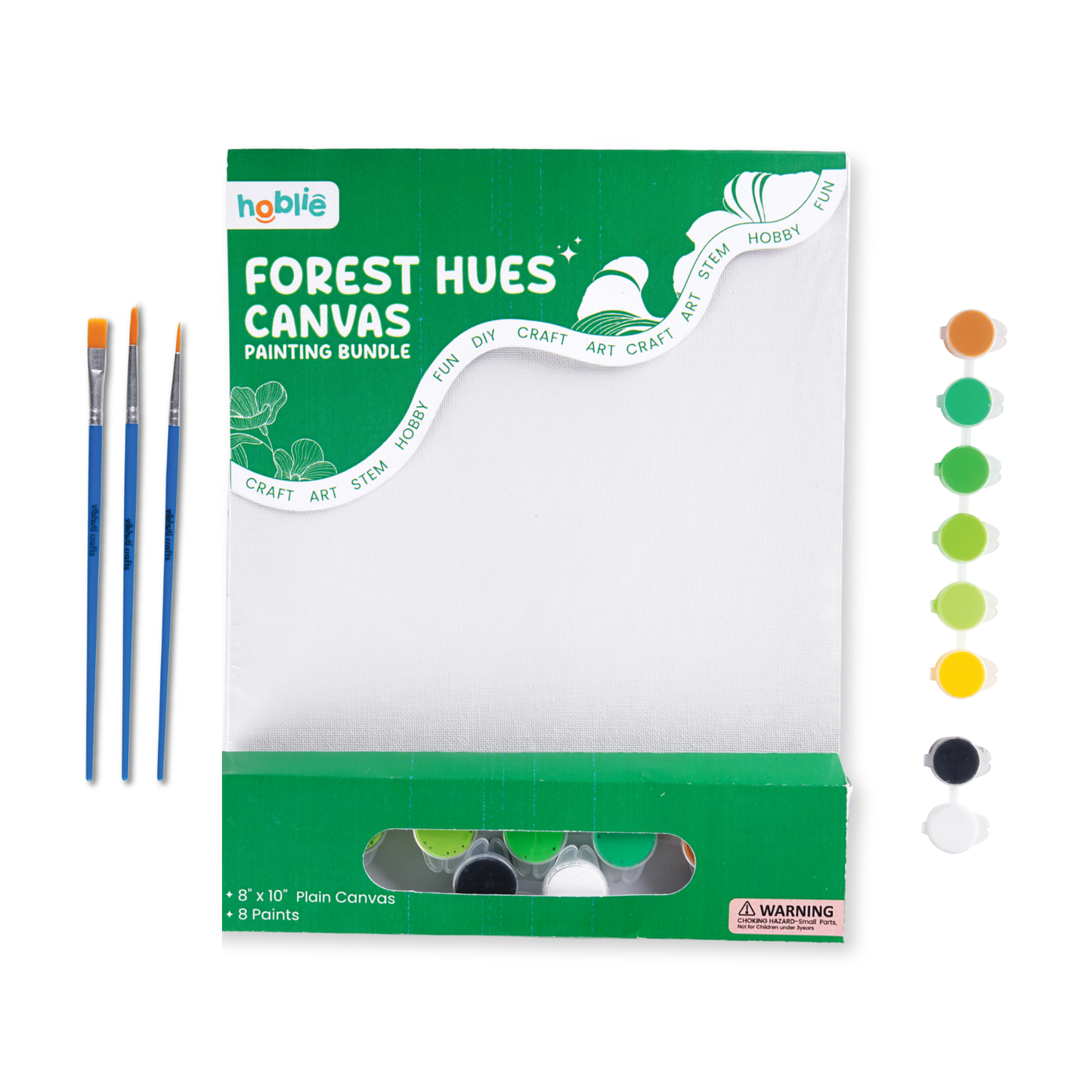 Forest Hues Canvas Painting Kit for Adults - hoblie
