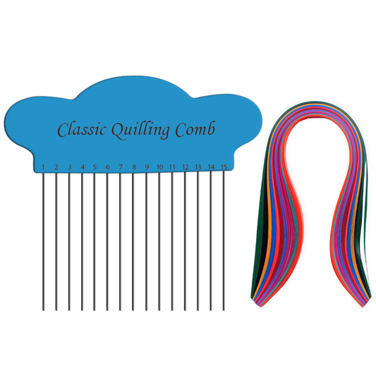 Quilling Comb with Complimentary Paper Strips