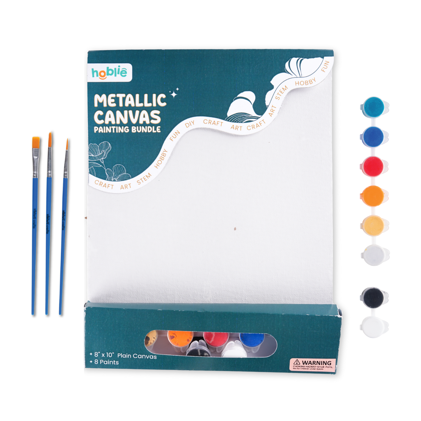 Metallic Canvas Painting Kit for Adults - hoblie