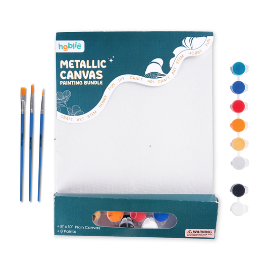 Metallic Canvas Painting Kit for Adults - hoblie
