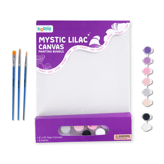 Mystic Lilac Canvas Painting Kit for Adults - hoblie
