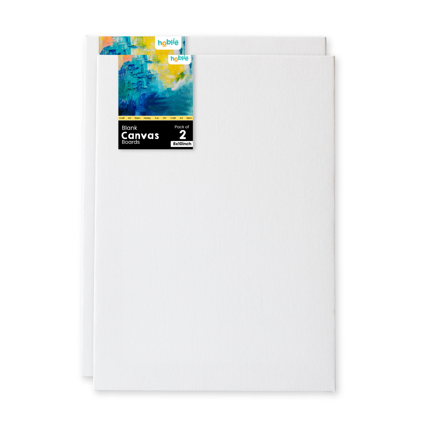 Painting Canvas Board Set | 8x10 Inch (Pack of 2) - hoblie