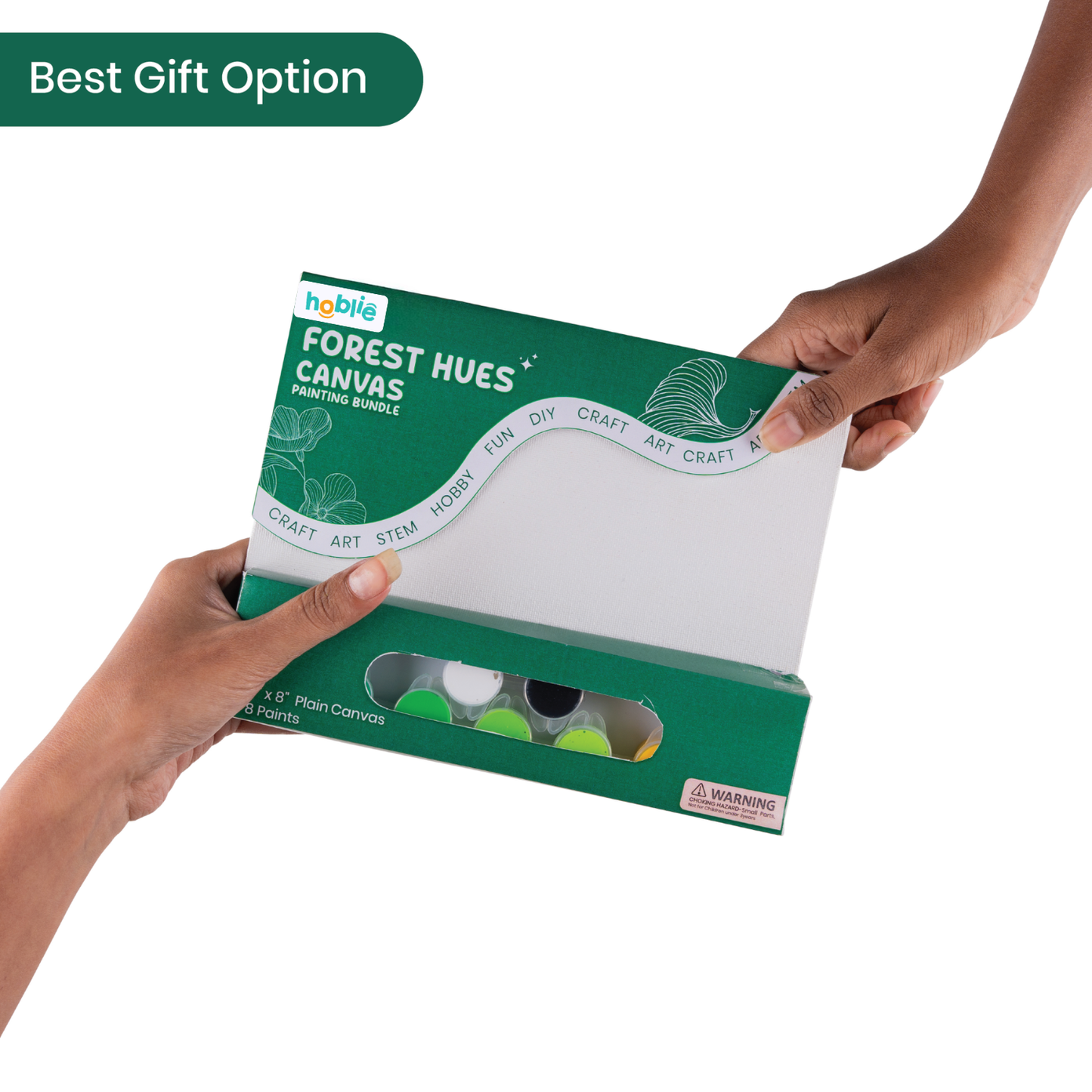 Forest Hues Small Canvas Painting Kit for Adults - hoblie