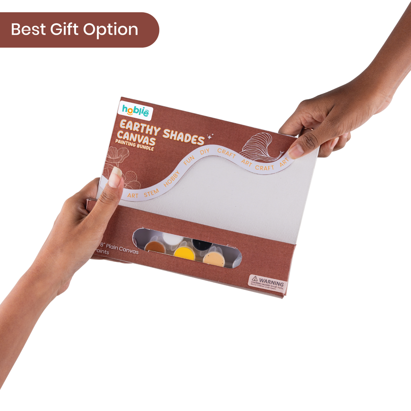Earthy Shades Small Canvas Painting Kit for Adults – hoblie