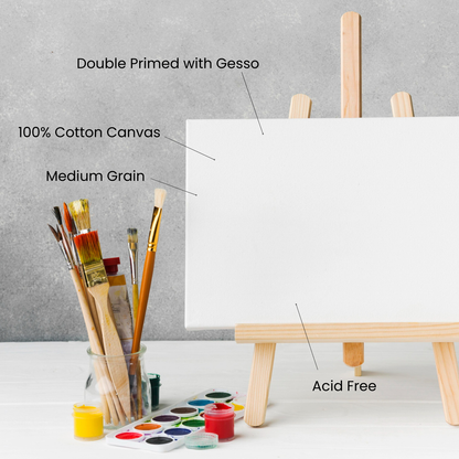 Painting Canvas Board Set | 8x10 Inch (Pack of 2) - hoblie
