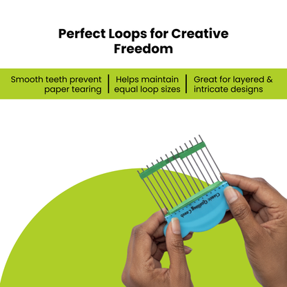 Quilling Comb with Complimentary Paper Strips