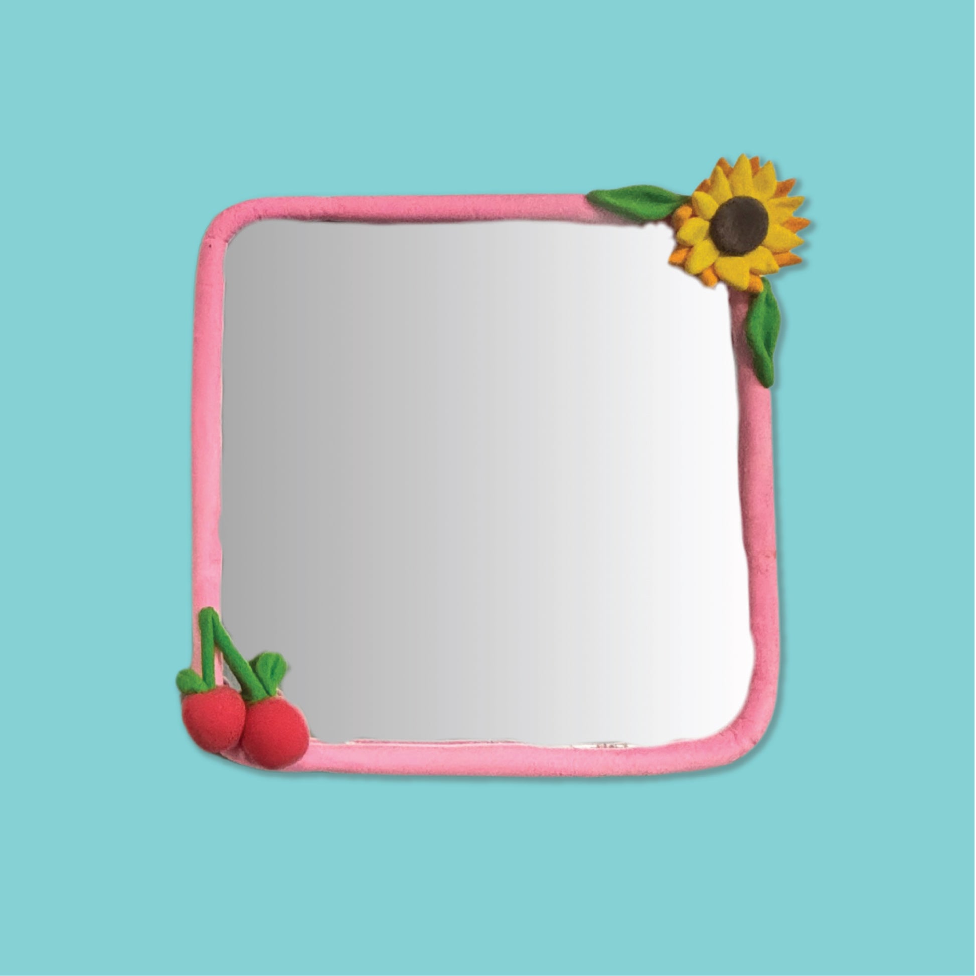 Reflections in Line | DIY Aesthetic Clay Mirror | hoblie