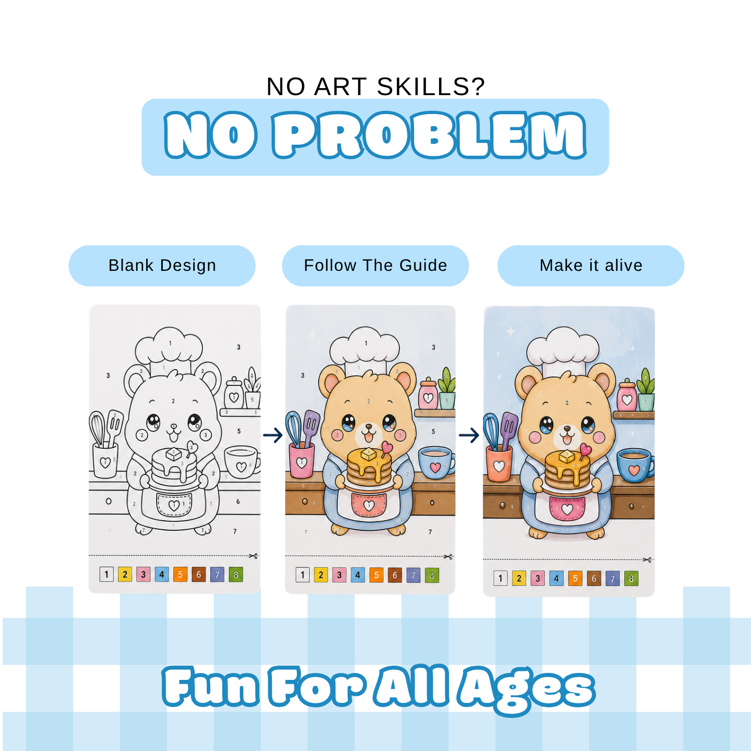 No Drawing Skills Required | Number-Guided Coloring | Fun for Everyone