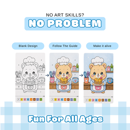 No Drawing Skills Required | Number-Guided Coloring | Fun for Everyone