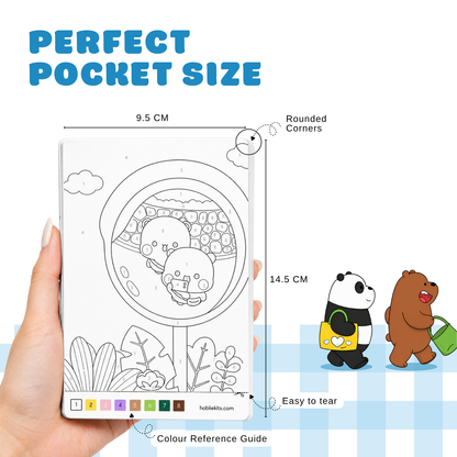 Pocket-Sized Coloring Cards | Travel-Friendly Design | Easy-to-Use Format