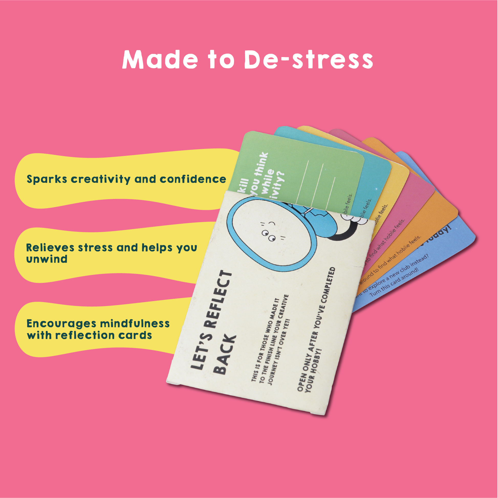 reflection cards made to de-stress. The best DIY Kits for Adults - india
