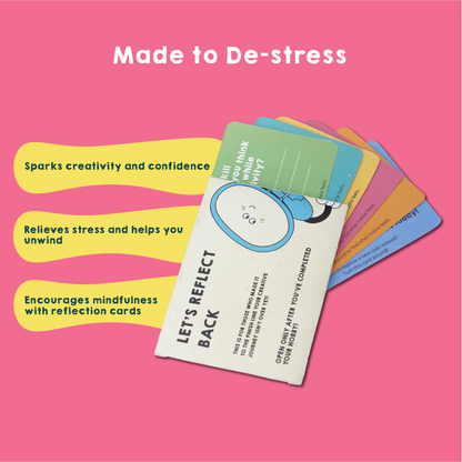 reflection cards made to de-stress. The best DIY Kits for Adults - india
