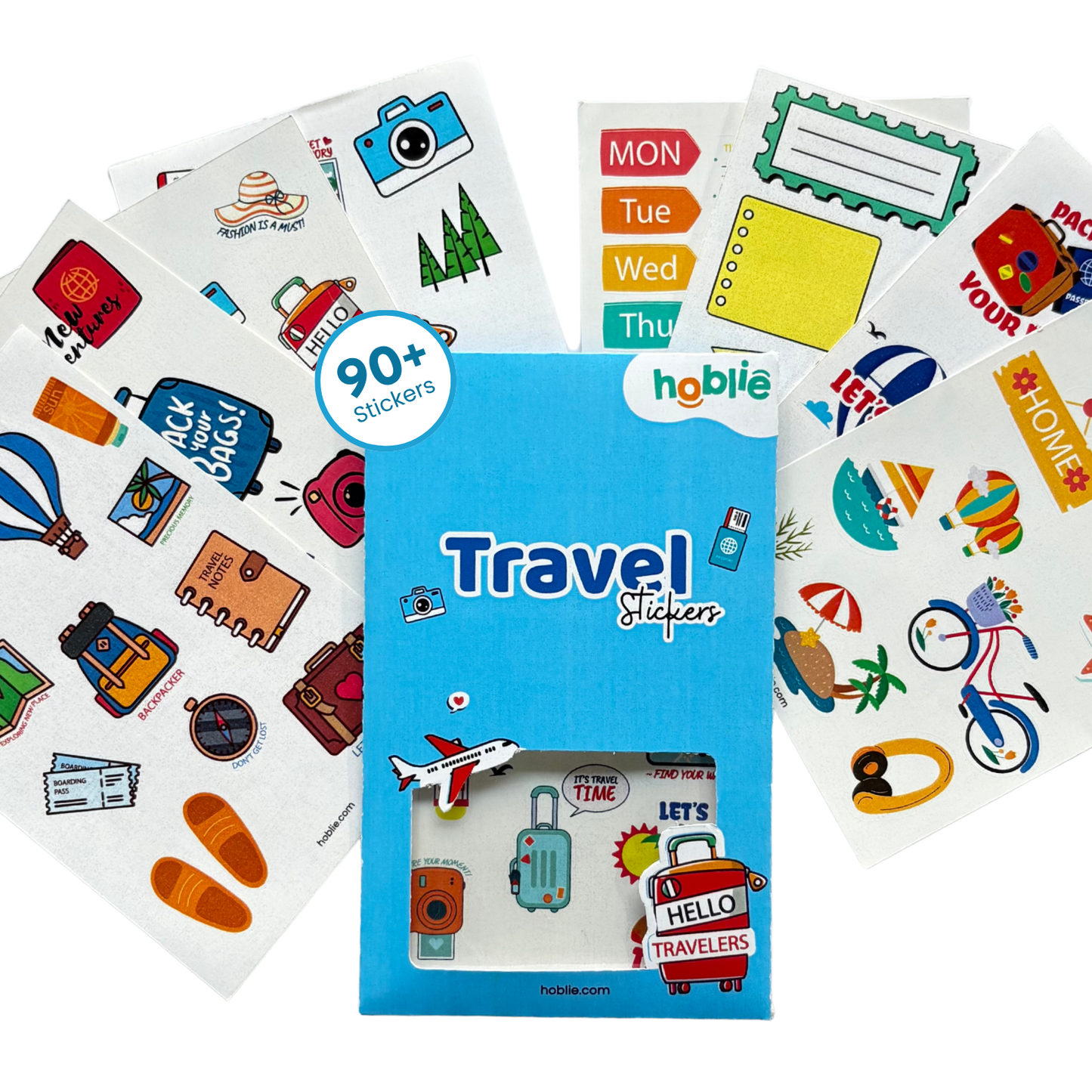 Travel Sticker pack of 100