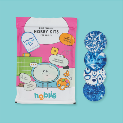 DIY hobby kits for adults, seafoam swirls set includes all material. The best DIY Kits for Adults - india