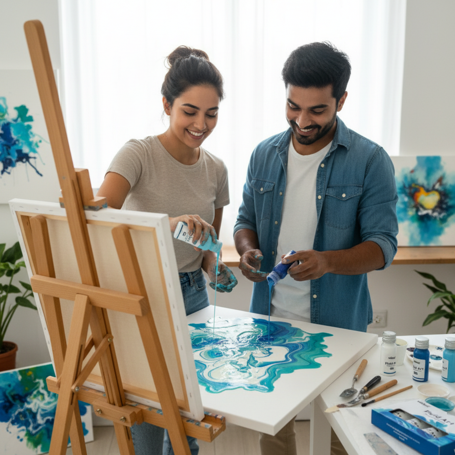 Couple doing this art 