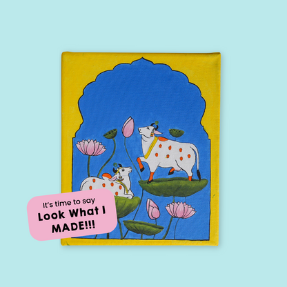 home decor pichwai painting made by own with.  The best DIY Kits for Adults - india