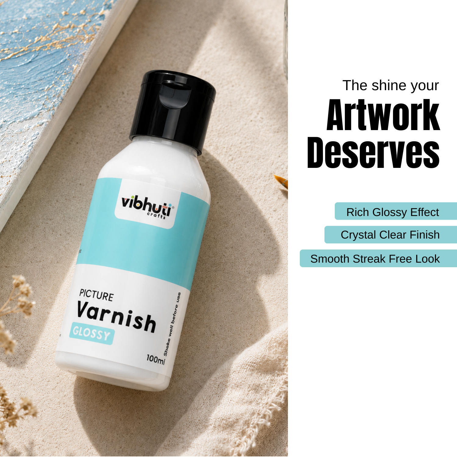 Artwork deserves - bottle varnish 